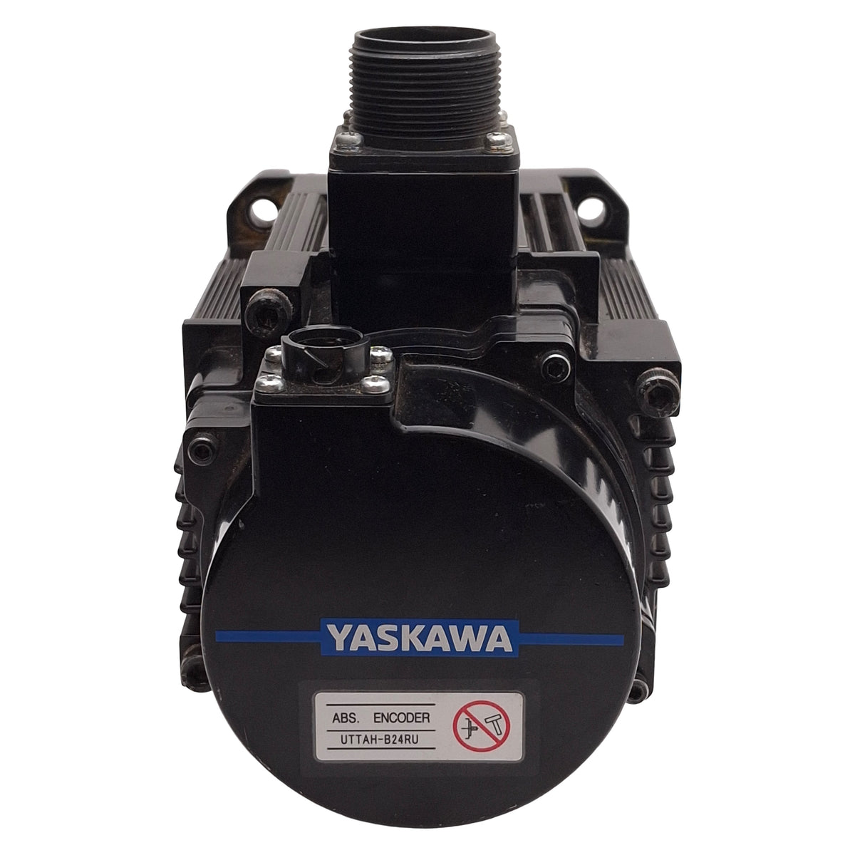 Used Yaskawa SGM7A-15A6A6S Servo Motor, 1.50kW, 3Ø 200VAC, 3000rpm, 100mm Flange