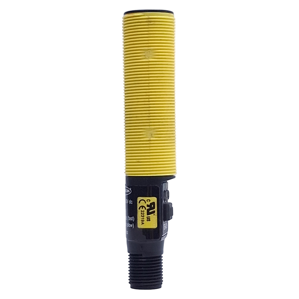 Used Banner S18UUAQ Barrel Ultrasonic Sensor 10-30VDC In, 30-300mm Range, 5-Pin M12
