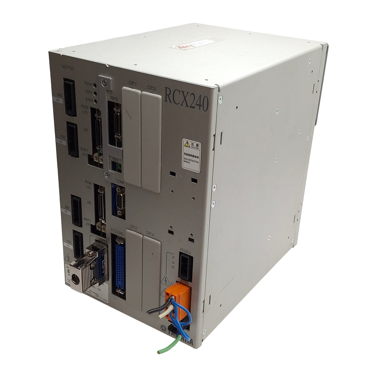 Used Yamaha RCX240 4-Axis Robot Controller, 200-230V 1600W 2500VA, SCARA Cartesian