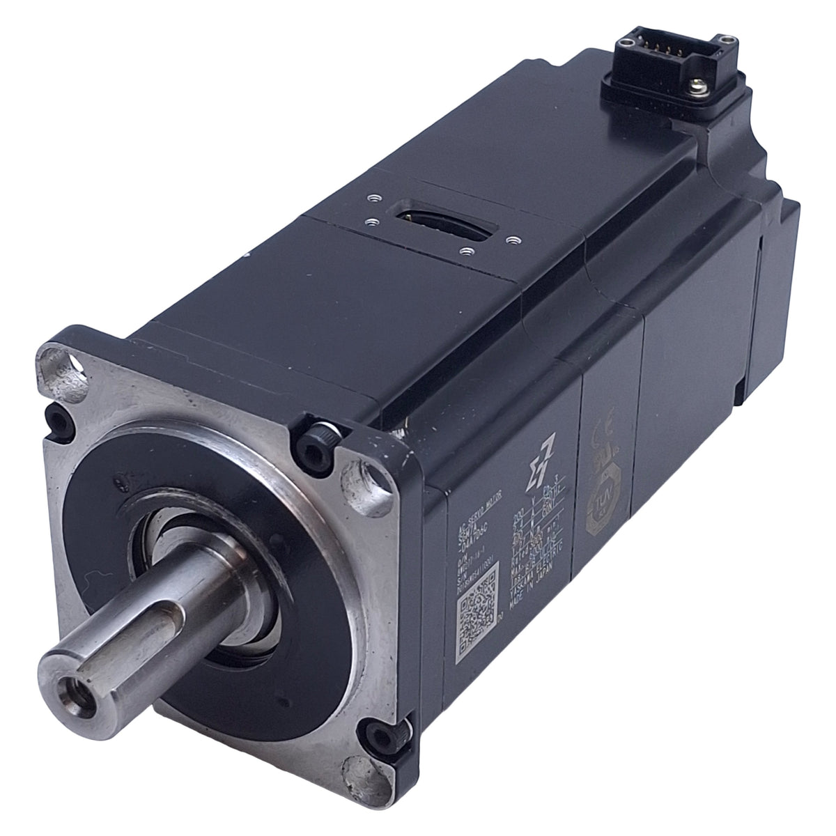 Used Yaskawa SGM7A-04A7D6C Servo Motor, 400W, 3Ø 200VAC 2.4A, 3000rpm, 24VDC Brake