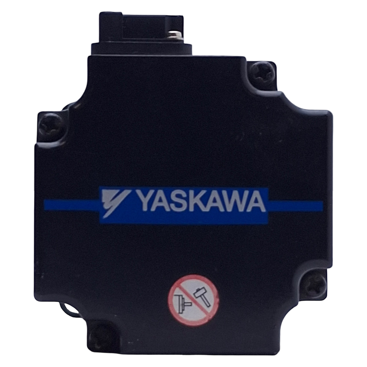 Used Yaskawa SGM7A-04A7D6C Servo Motor, 400W, 3Ø 200VAC 2.4A, 3000rpm, 24VDC Brake