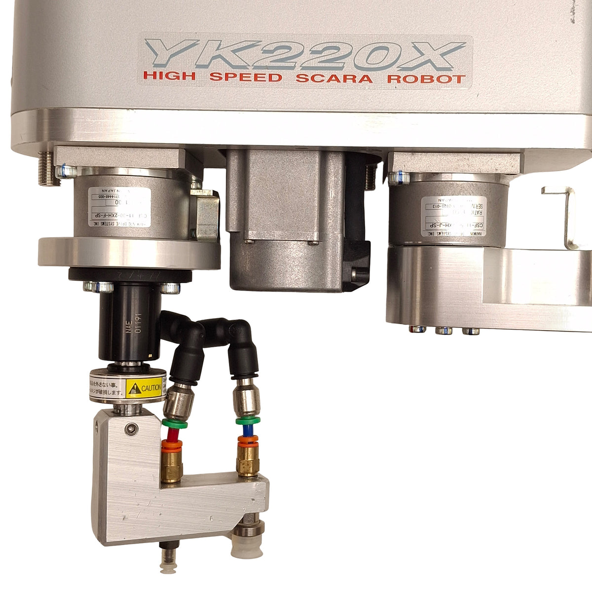 Used Yamaha YK220X Industrial SCARA Robot Arm, 220mm(111+109mm) Reach, 1kg Payload