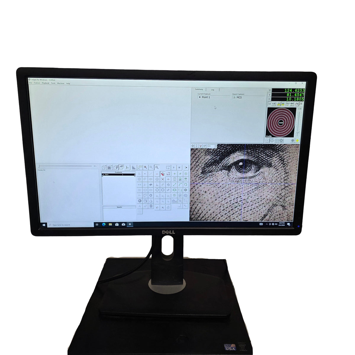 Used Micro Vu Vertex 251UC Automatic Vision Measurement System 250x160x160mm, 0.1µm