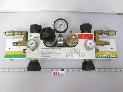 Used Air Products M3240 Helium Distribution Manifold 0-350PSI *Untested*