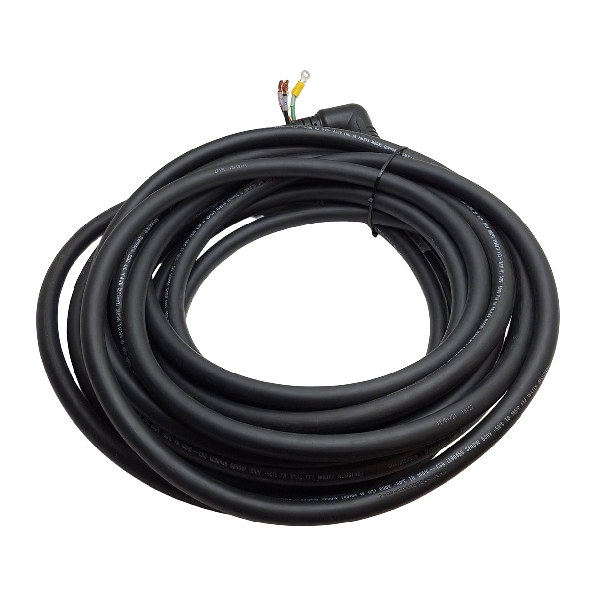 Used Yaskawa B1EV-10(A)-E Value Servo Motor Power Cable 10 Meters 200/400V 850W-2.5kW