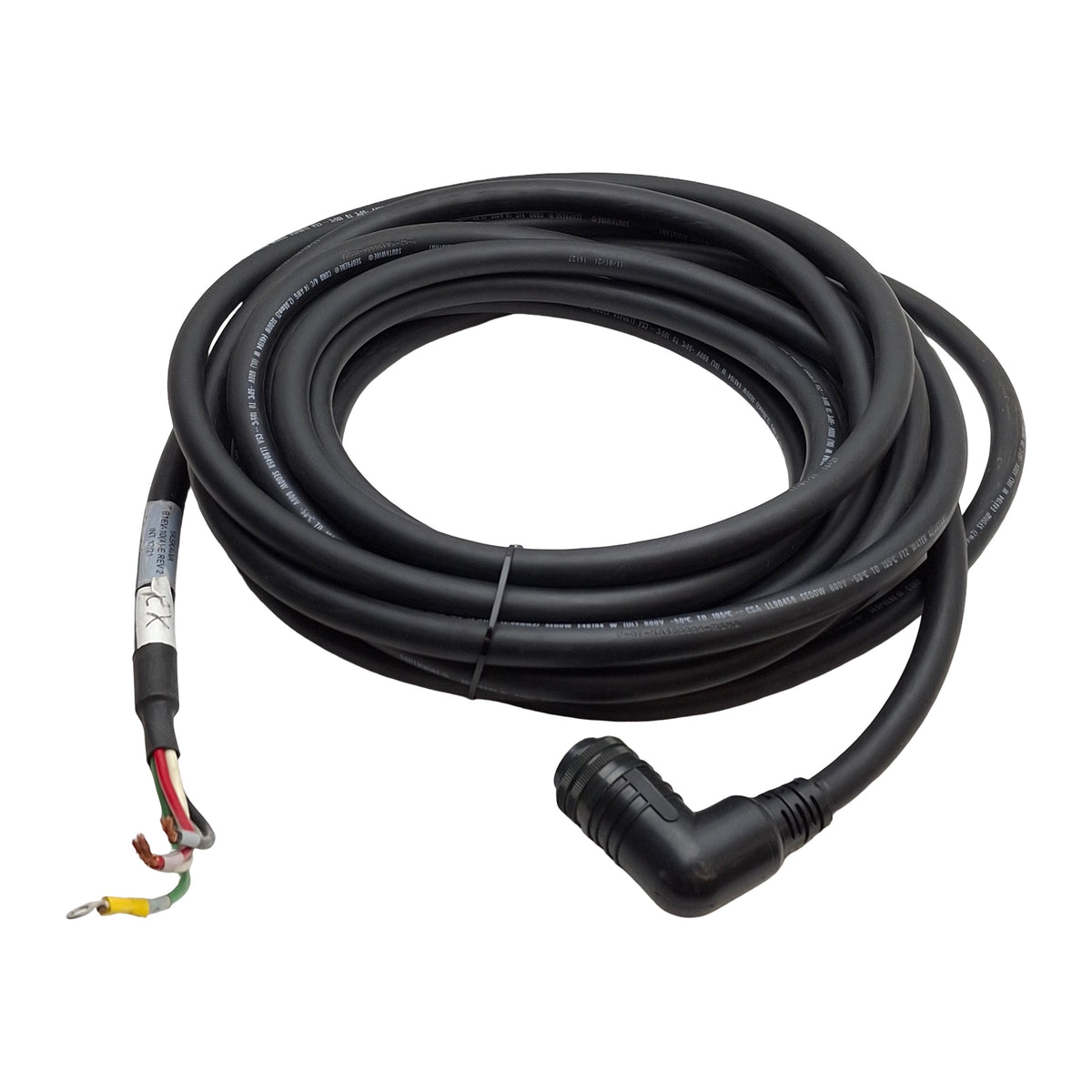 Used Yaskawa B1EV-10(A)-E Value Servo Motor Power Cable 10 Meters 200/400V 850W-2.5kW