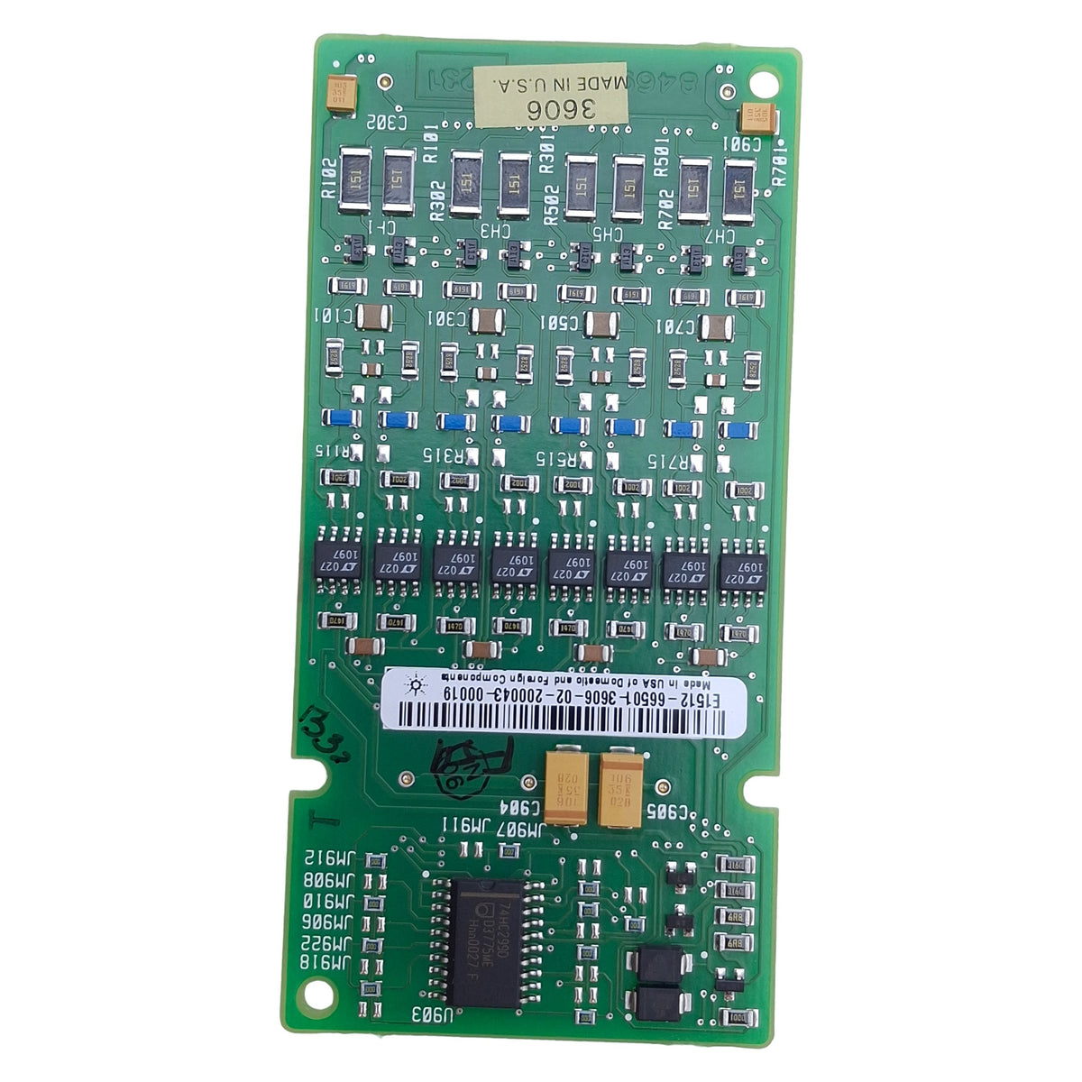 Used Hewlett Packard E1512-66501 Analog Signal Conditioning, 8-Channel, 25Hz at -3dB