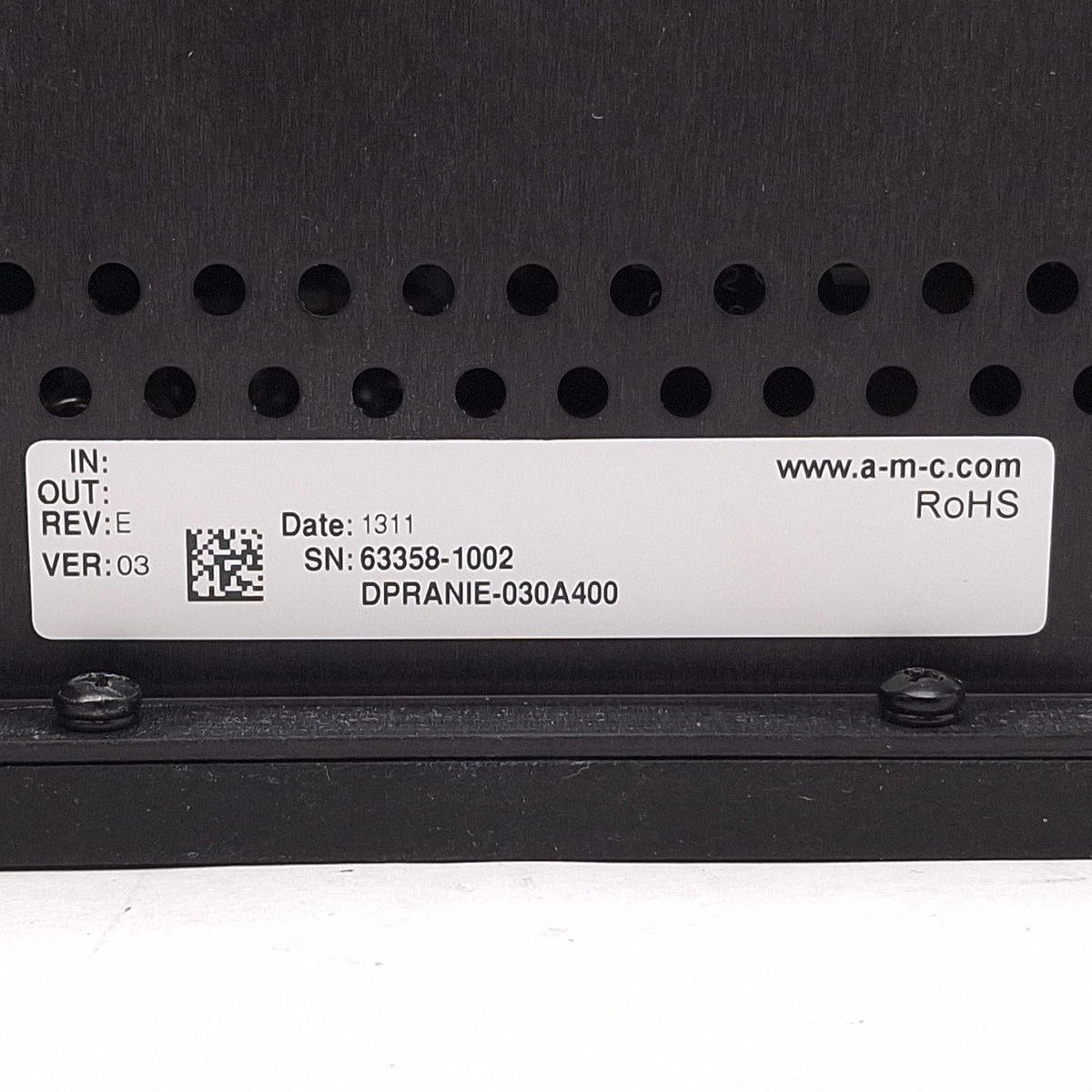 Used AMC DPRANIE-030A400 DigiFlex Digital Servo Drive, 30A, 100-240VAC, RS-232/485