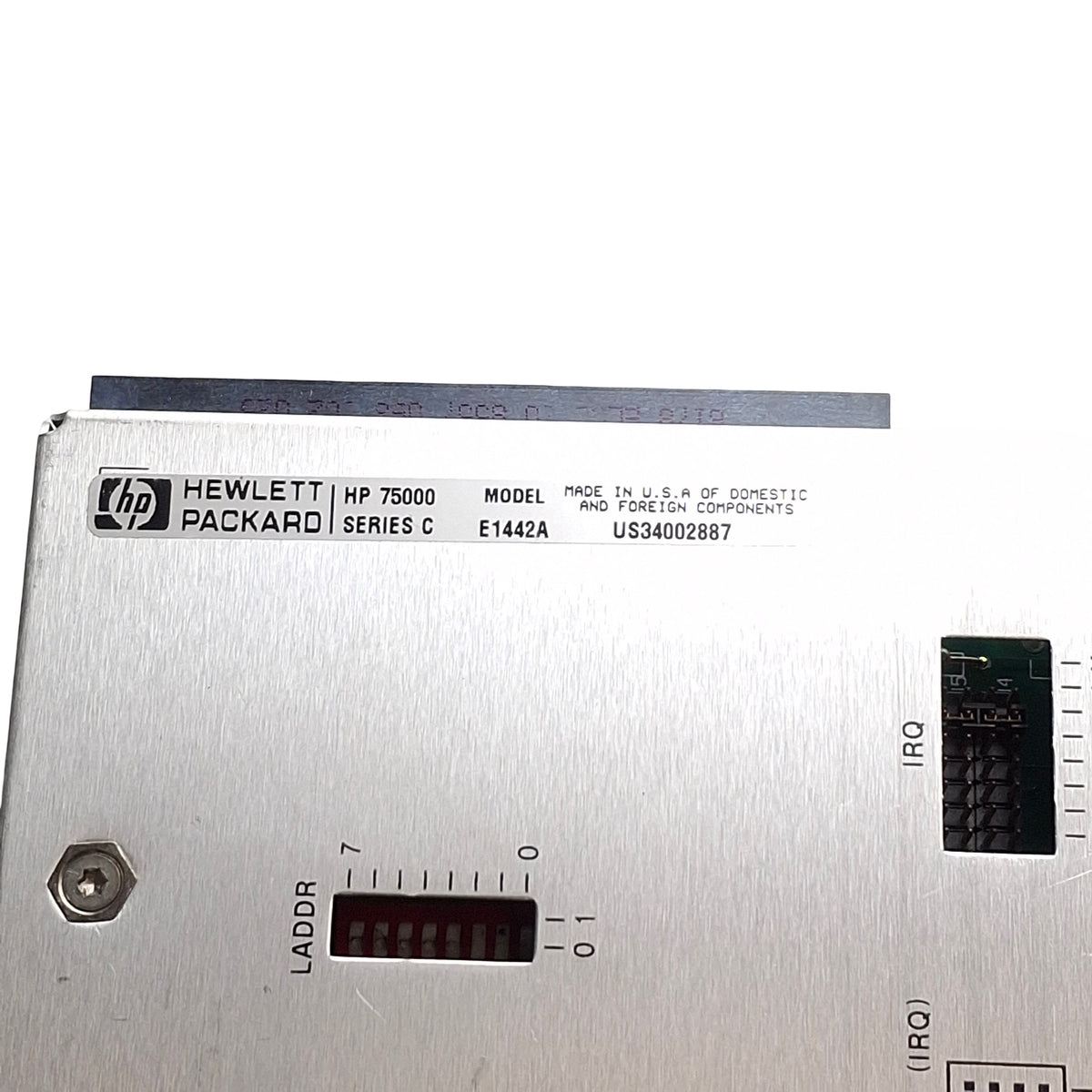 Used Hewlett Packard E1442A General Purpose Switch Module 64-Channel, FormC C/O Relay