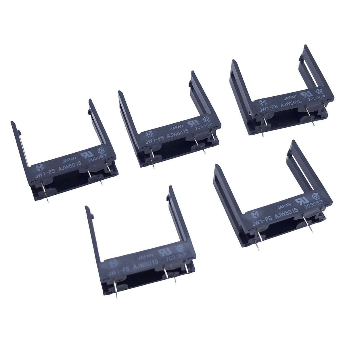 New – Open box Lot of 5 Panasonic JW1-PS PC Board Relay Socket For 1 Form A & C, 1-Pole