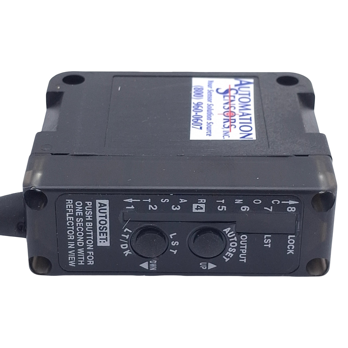 New – Open box Tri-Tronics RSRC-1 Retroreflective Photoelectric Sensor, NPN/PNP, 2.4m Range