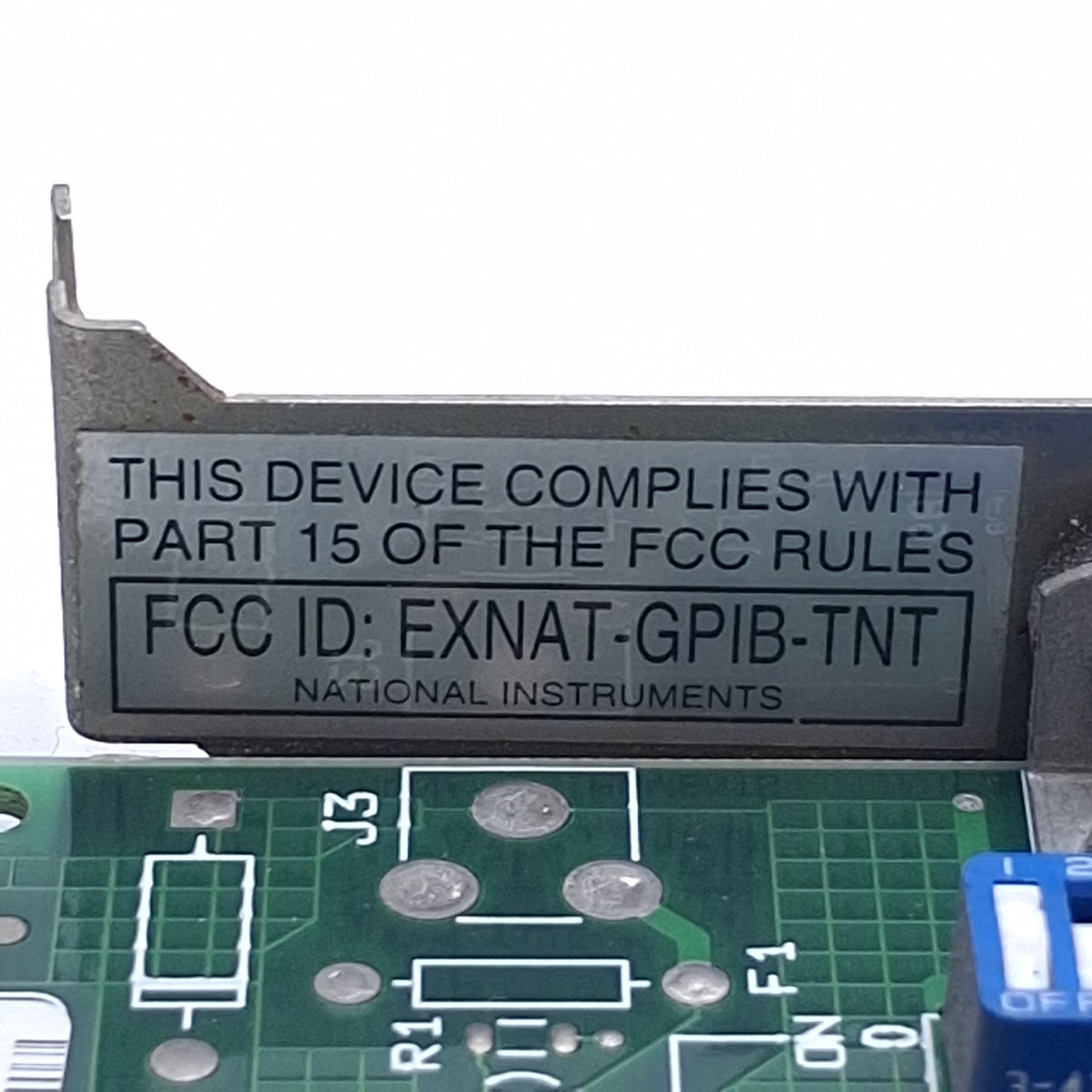 Used National Instruments AT-GPIB/TNT GPIB Interface Board, IEEE 488 Standard 24-Pin