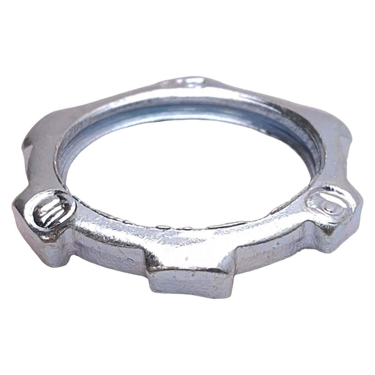 New Hubbell Kellems 00322001LPK50 Zinc-Plated Steel Locknut, 1/2in NPT, 50-Pack