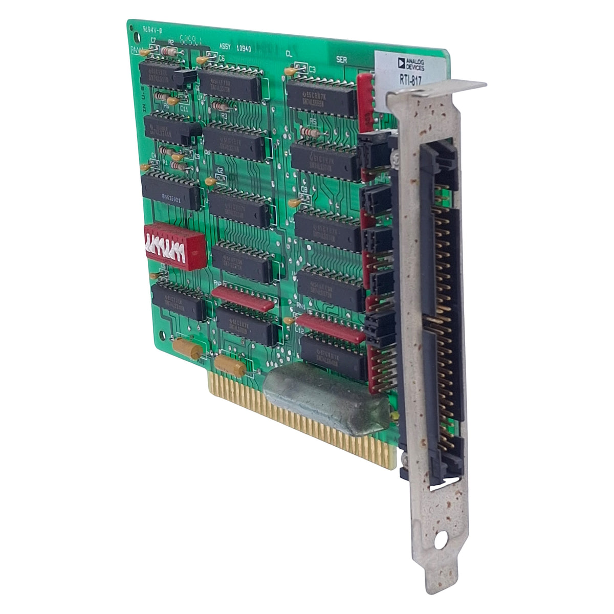 Used Analog Devices RTI-817 Digital I/O Board 24 Channels, 50-Pin Ribbon Connector