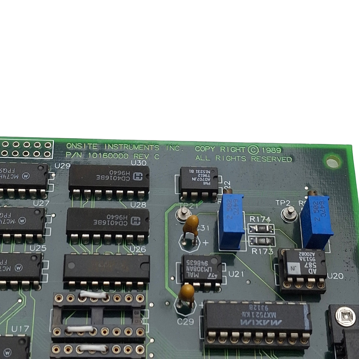 Used On-Site Instruments 10160000 Hardware Component PCI Interface Card, 32-bit