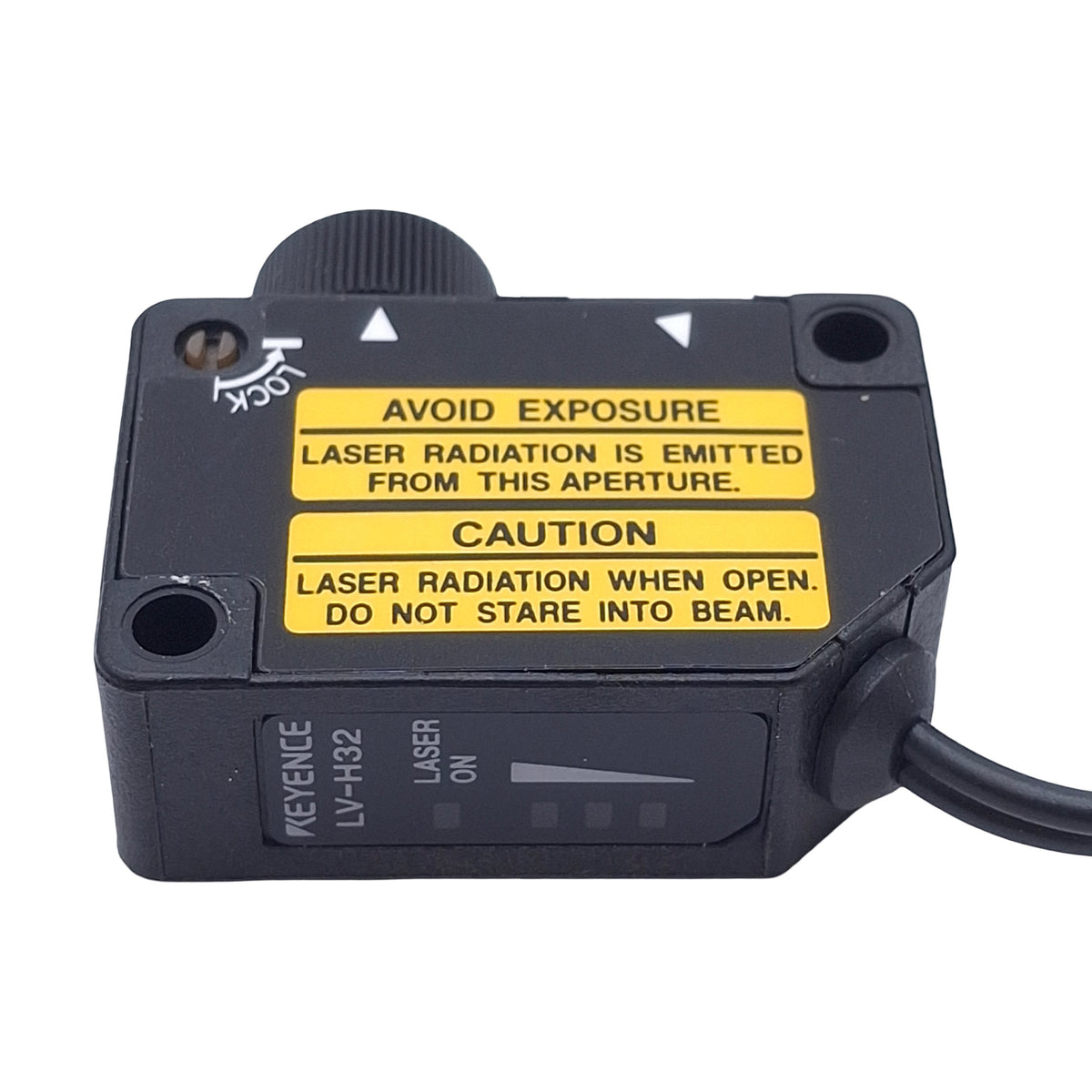 New  Keyence LV-H32 Adjustable Reflective Sensor Head, 30-1000mm Range, 660nm wvl