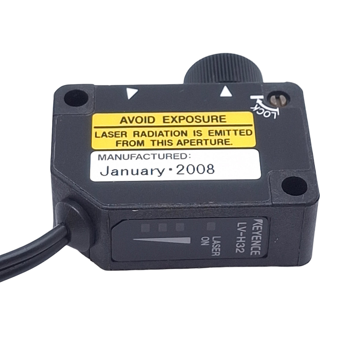 New  Keyence LV-H32 Adjustable Reflective Sensor Head, 30-1000mm Range, 660nm wvl