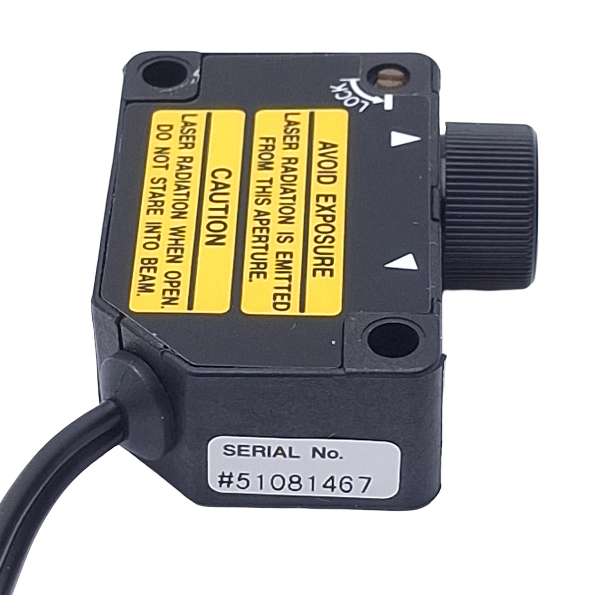 New  Keyence LV-H32 Adjustable Reflective Sensor Head, 30-1000mm Range, 660nm wvl