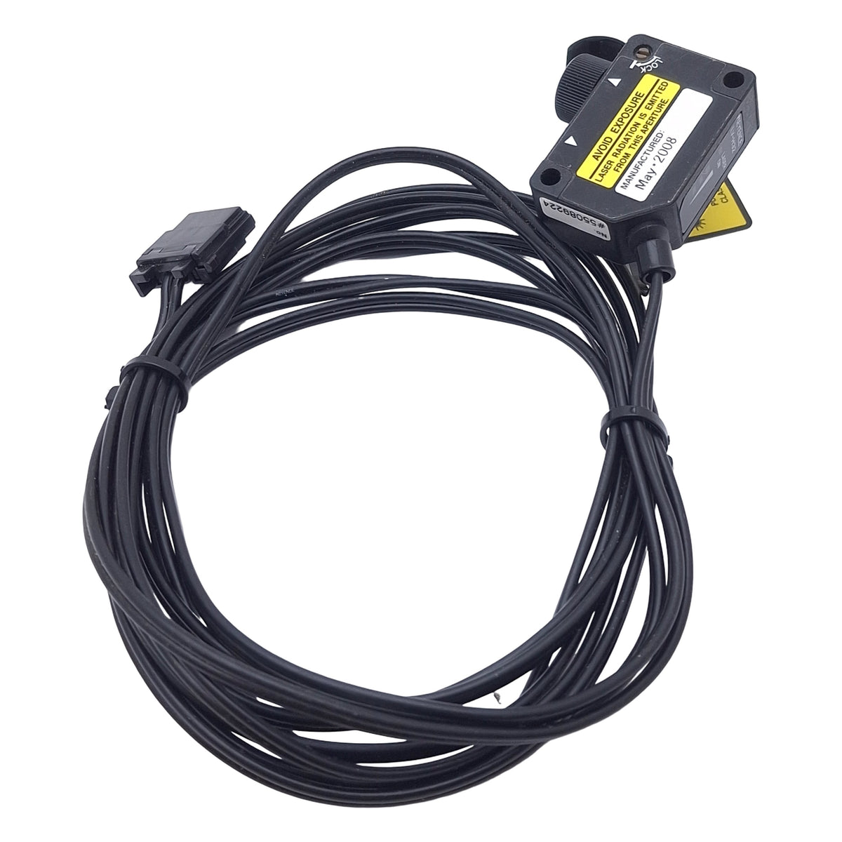 Used  Keyence LV-H32 Adjustable Reflective Sensor Head, 30 to 1000mm Range, 660nm wvl