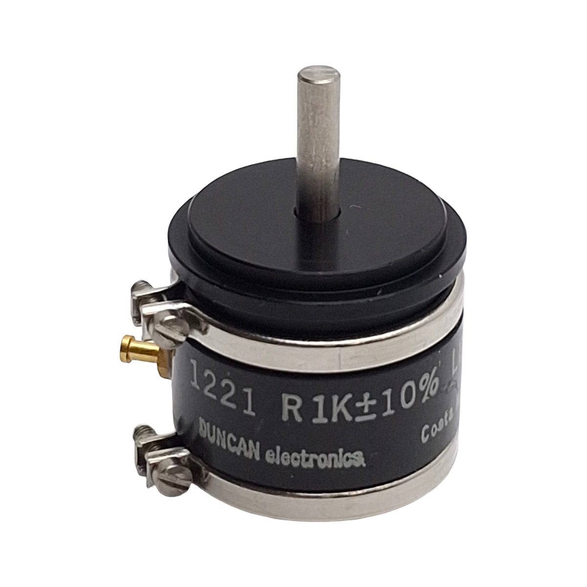 New – Open box Duncan 1221R1K ±0.5% Precision One Turn Potentiometer, 320° Range, 1000 Ohms