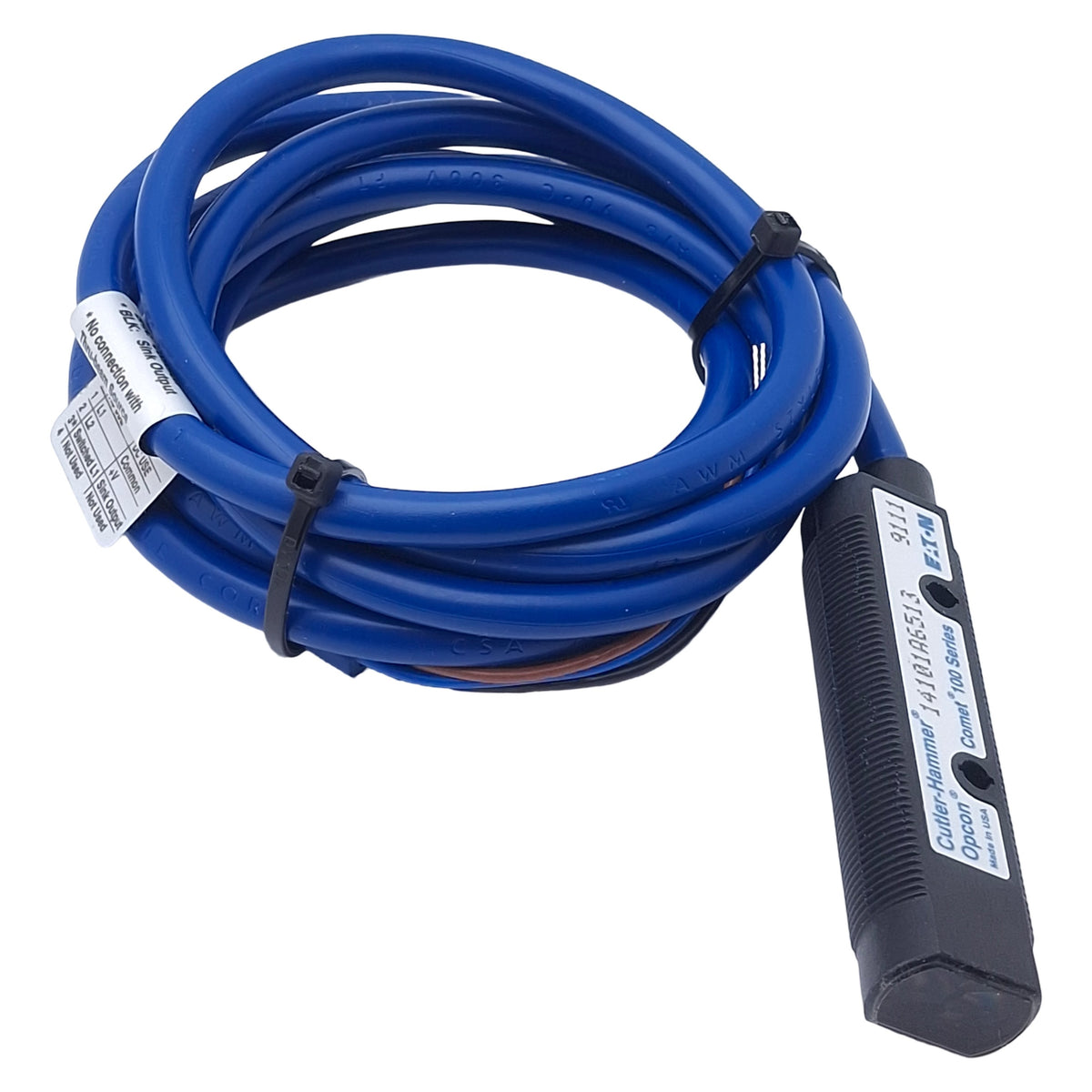 New – Open box Eaton 14101A6513 Photoelectric Sensor, NPN, 20-264VAC/15-30VDC, ø0.71in, 3-Wire