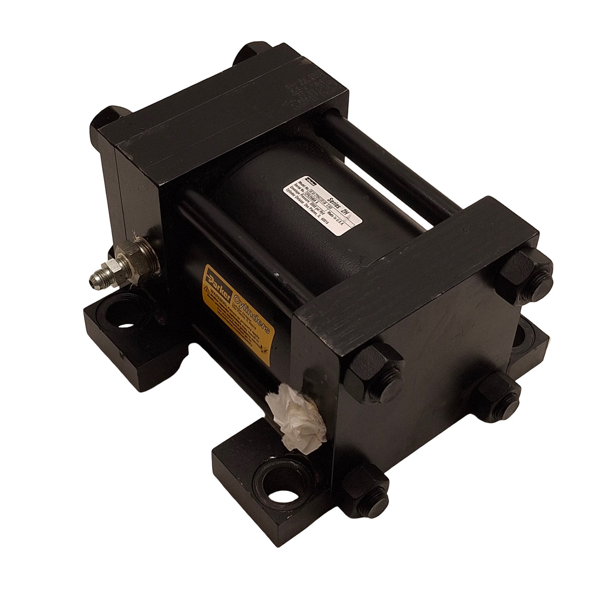 Used Parker 05.00CP2HLUS13A3.000 Hydraulic Cylinder, 5in Bore, 3in Stroke, 3/4in NPT