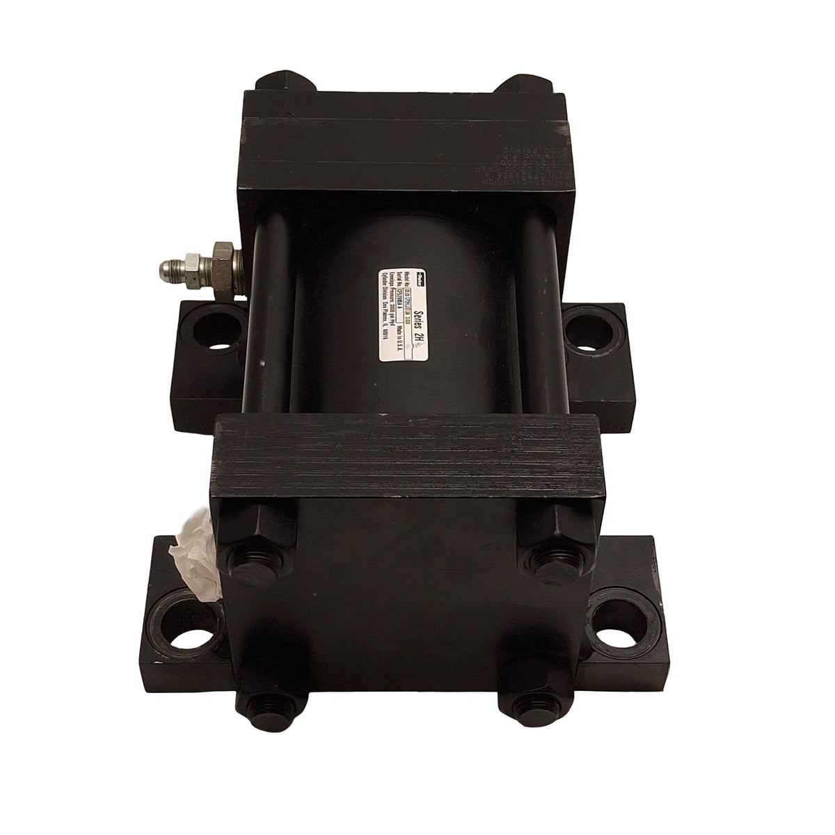 Used Parker 05.00CP2HLUS13A3.000 Hydraulic Cylinder, 5in Bore, 3in Stroke, 3/4in NPT