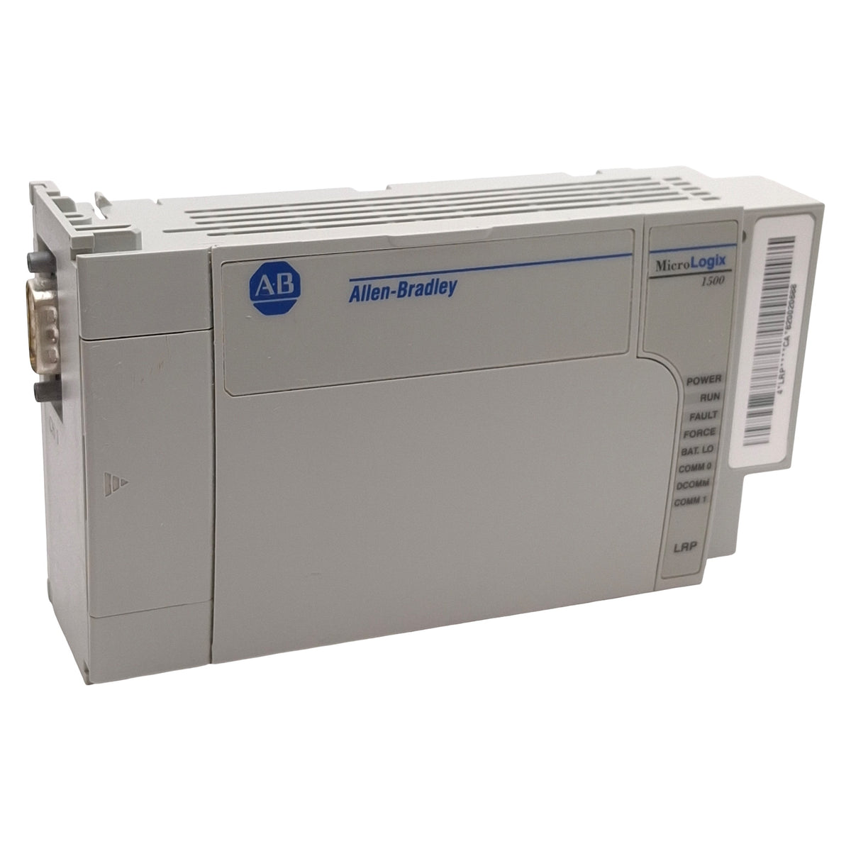 Used Allen Bradley 1764-LRP Ser C Rev A FRN 6 MicroLogix 1500 Processor Unit, DB9