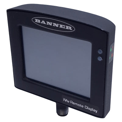 Used Banner RDM35 Machine-Mountable Remote Display For iVu Remote Sensors, M12 8-pin