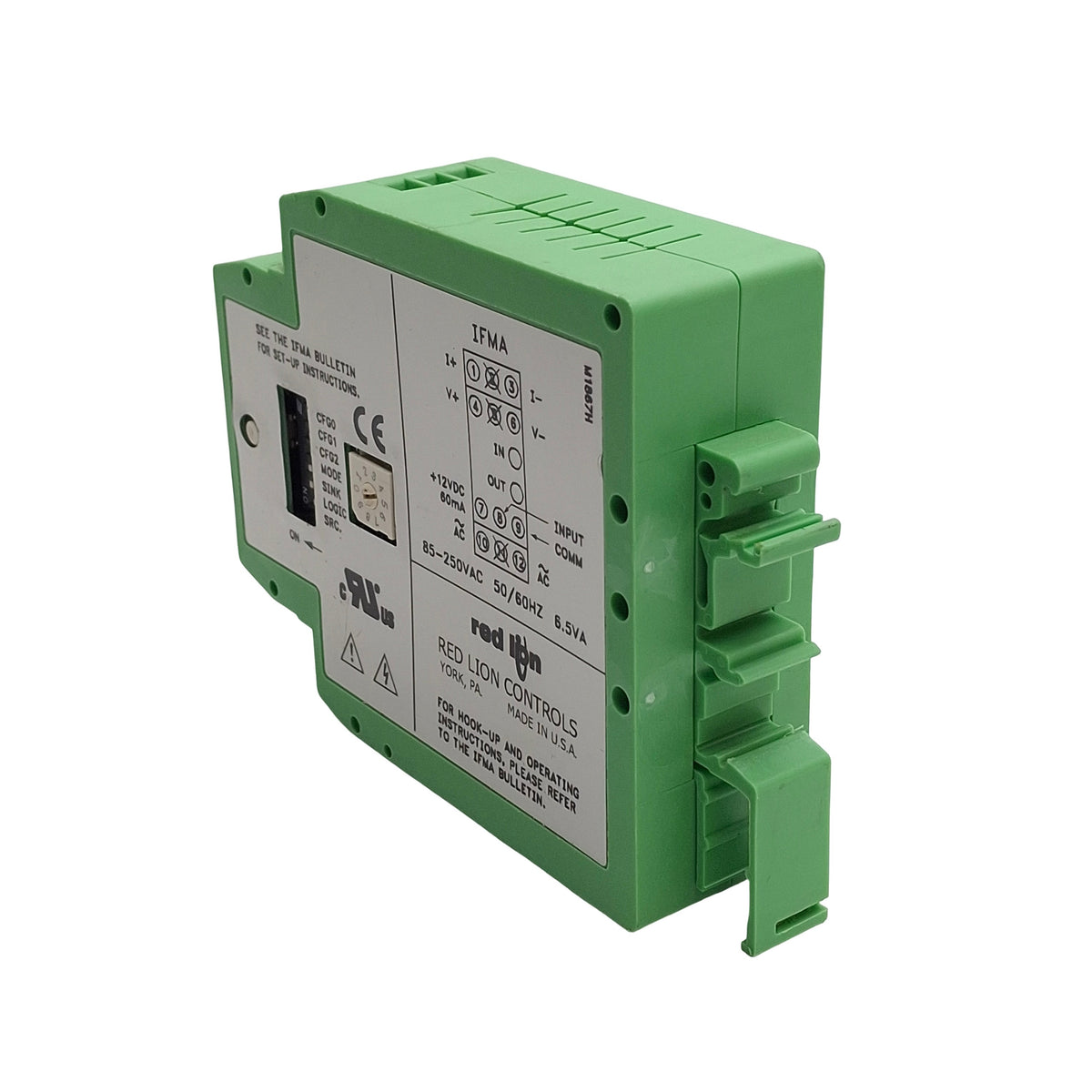 Used Red Lion IFMA0065 Frequency to Analog Converter, In: 0-25kHz, Out: 5V/10V/20mA