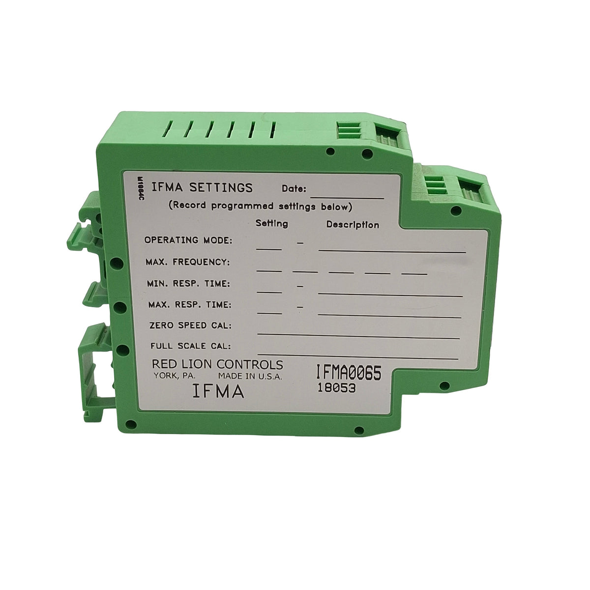 Used Red Lion IFMA0065 Frequency to Analog Converter, In: 0-25kHz, Out: 5V/10V/20mA