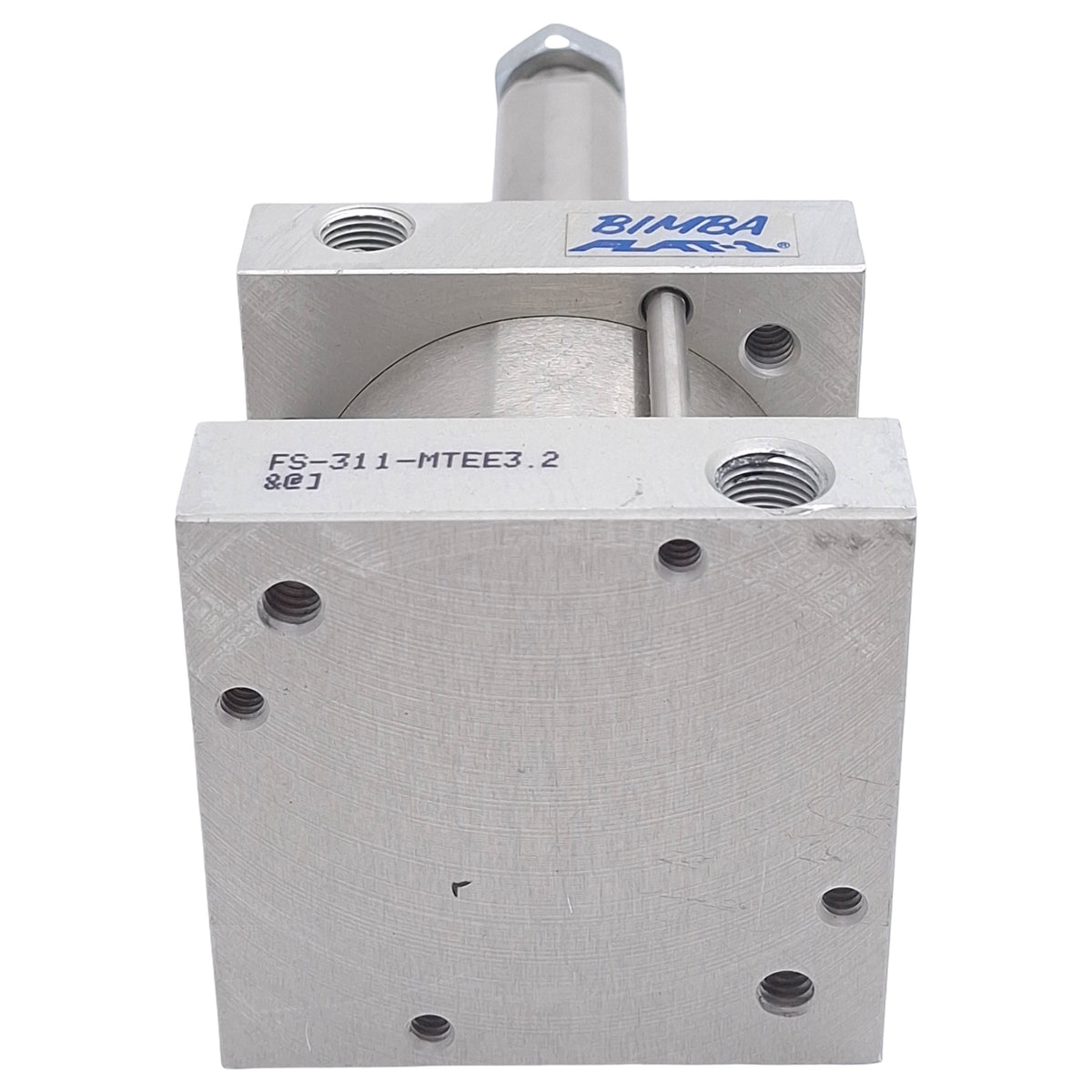 Used Bimba FS-311-MTEE3.2 Pneumatic Cylinder, ø2in Bore, 1in Stroke, 3.2in Extension