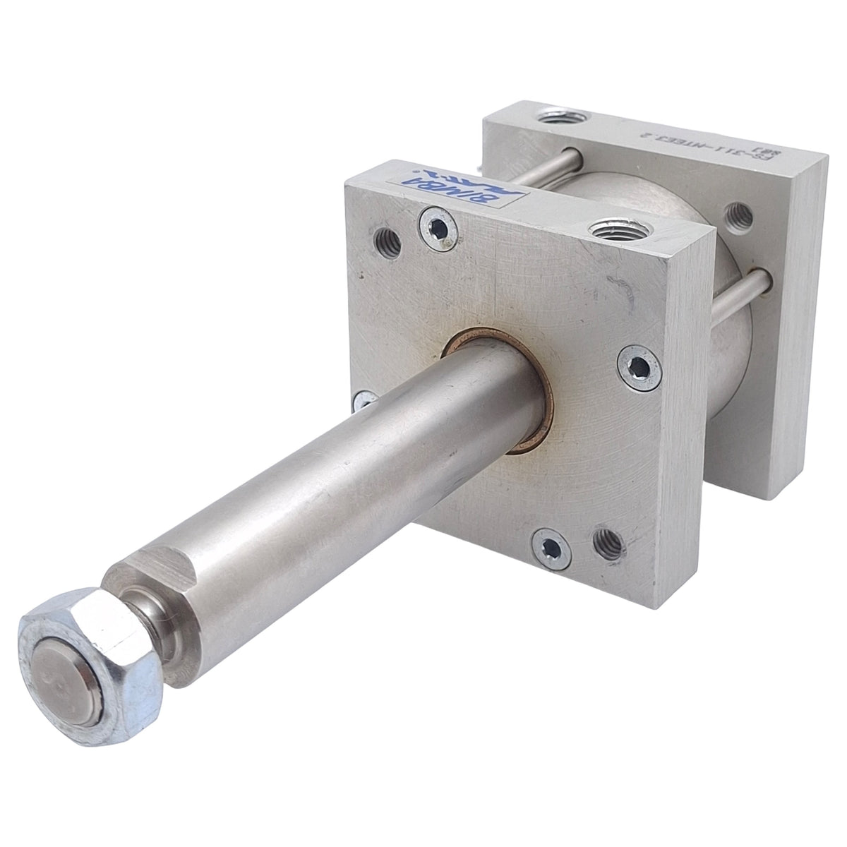 Used Bimba FS-311-MTEE3.2 Pneumatic Cylinder, ø2in Bore, 1in Stroke, 3.2in Extension