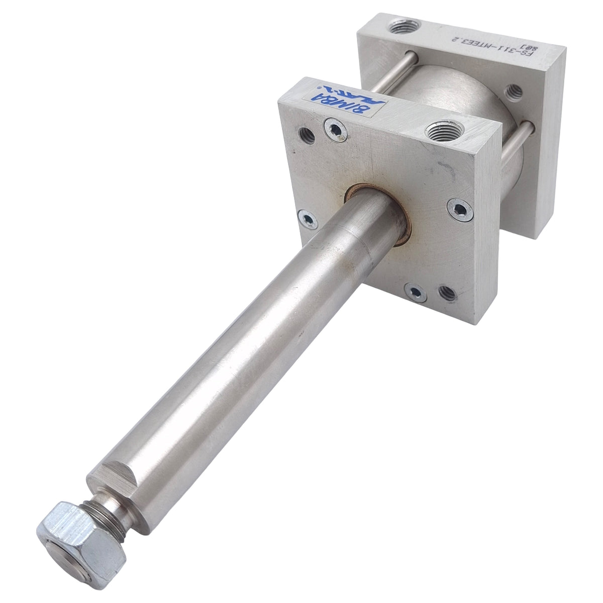 Used Bimba FS-311-MTEE3.2 Pneumatic Cylinder, ø2in Bore, 1in Stroke, 3.2in Extension