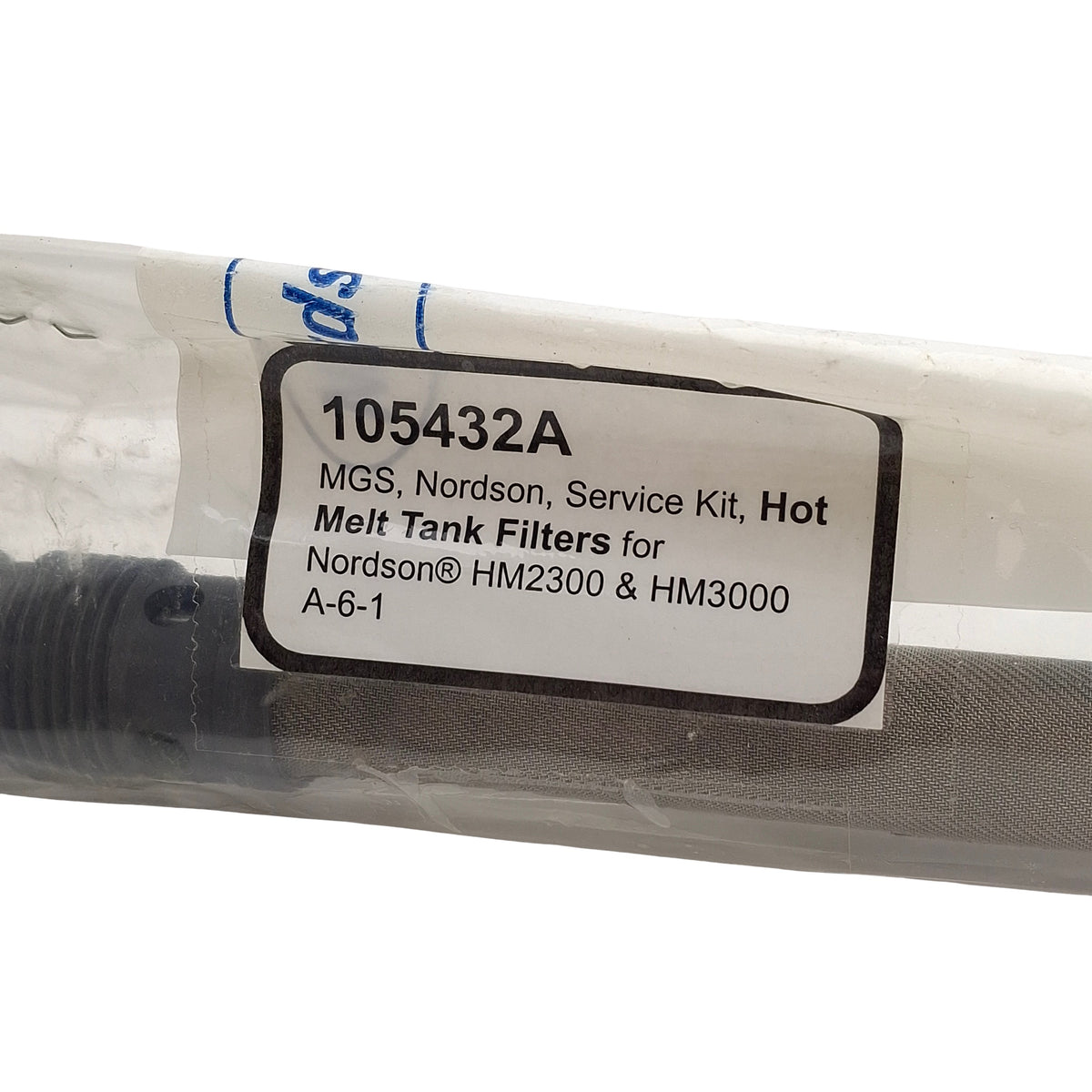 New Nordson 105432A Hotmelt Adhesive System Mesh Filter, For Series 3000V Manifolds