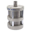 Used Bimba F02-701-4LVEE1.125 Pneumatic Cylinder, ø3in Bore, 1in Stroke, 1.125in RE