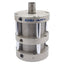 Used Bimba F02-701-4LVEE1.125 Pneumatic Cylinder, ø3in Bore, 1in Stroke, 1.125in RE