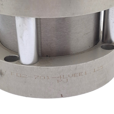 Used Bimba F02-701-4LVEE1.125 Pneumatic Cylinder, ø3in Bore, 1in Stroke, 1.125in RE