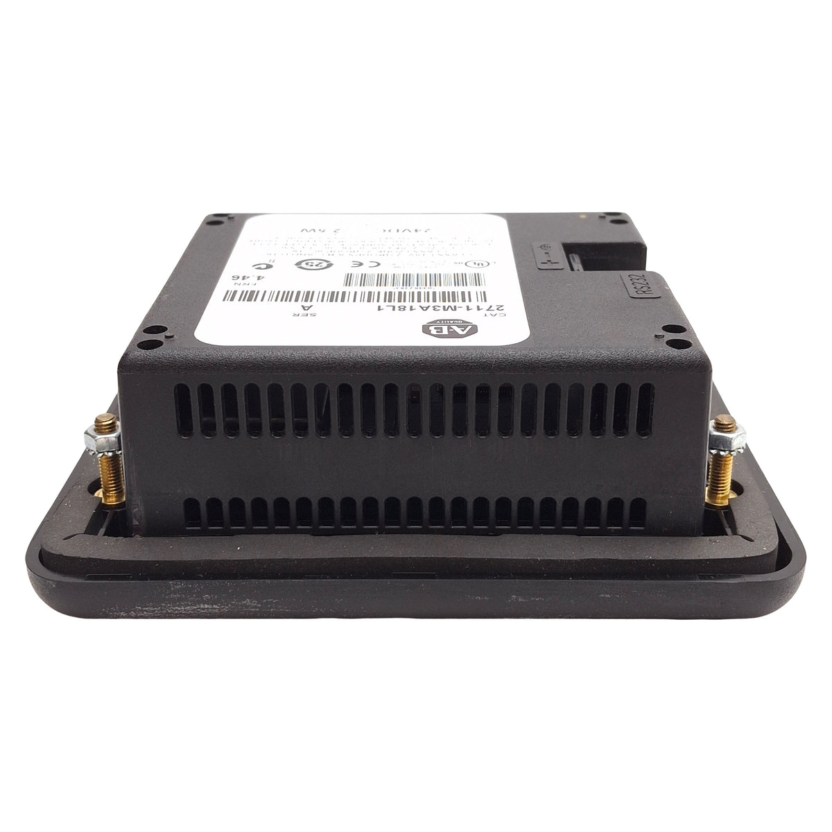 Used Allen Bradley 2711-M3A18L1 PanelView 300 Micro HMI, RS-232 8-Pin Mini DIN, 24VDC