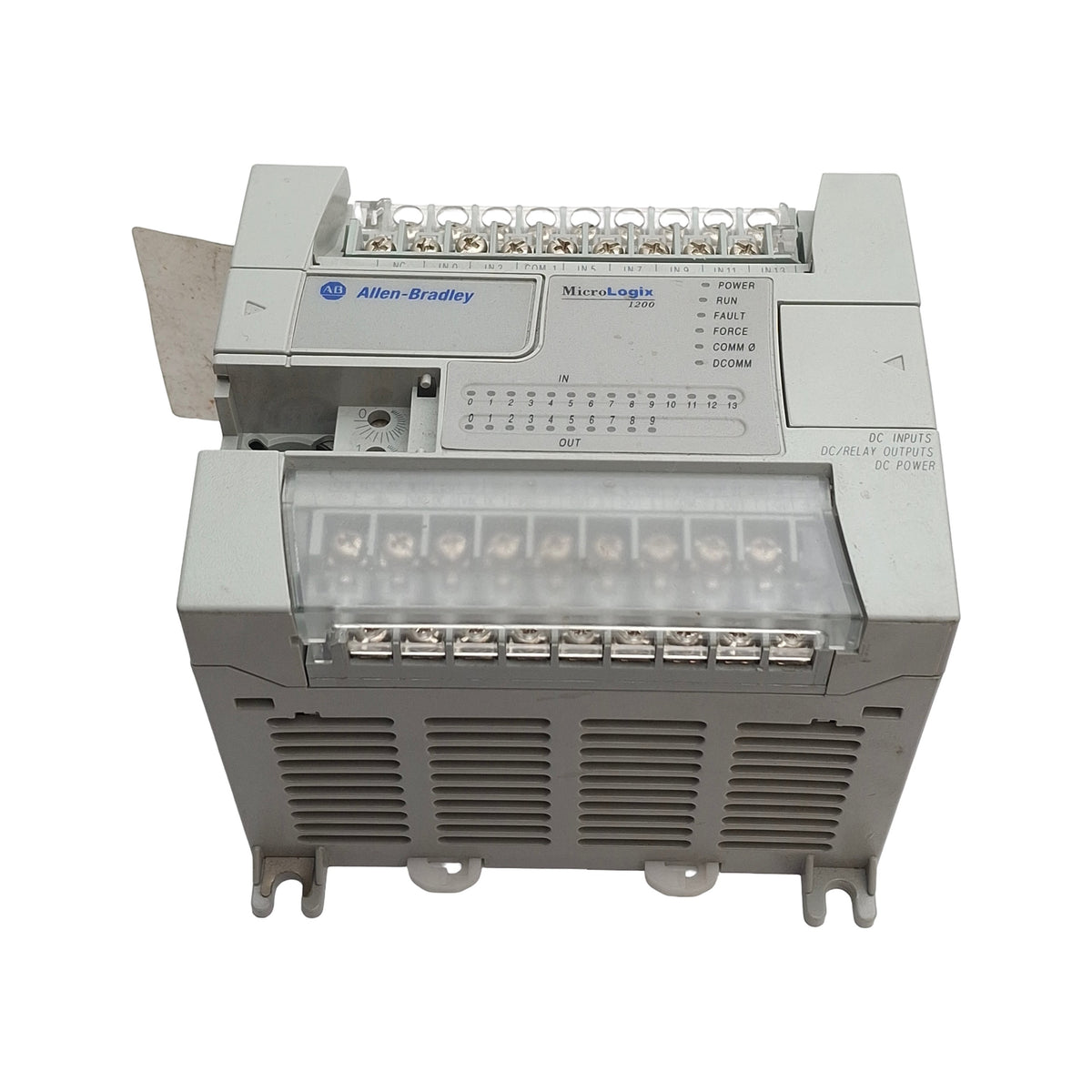 Used Allen Bradley 1762-L24BXB Micrologix 1200 PLC 24 Point 24VDC, 14 Input/10 Output