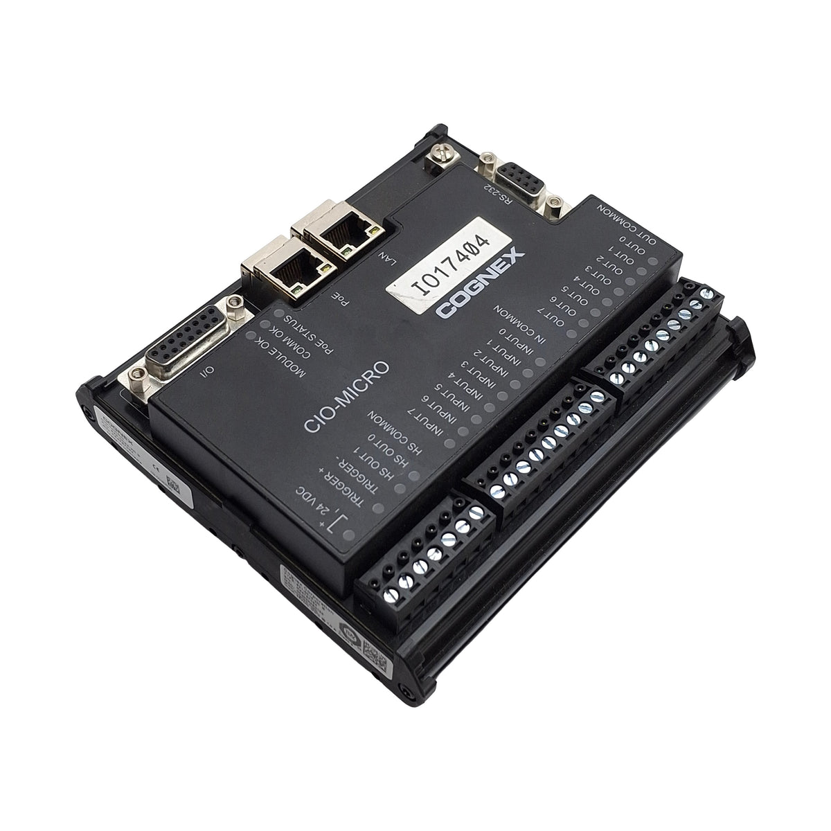 Used Cognex 825-0034-2R In-Sight I/O Expansion Module, 24VDC, 8 Inputs & 8 Outputs