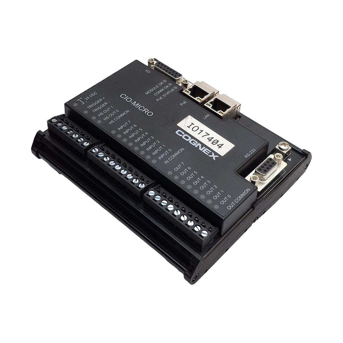 Used Cognex 825-0034-2R In-Sight I/O Expansion Module, 24VDC, 8 Inputs & 8 Outputs