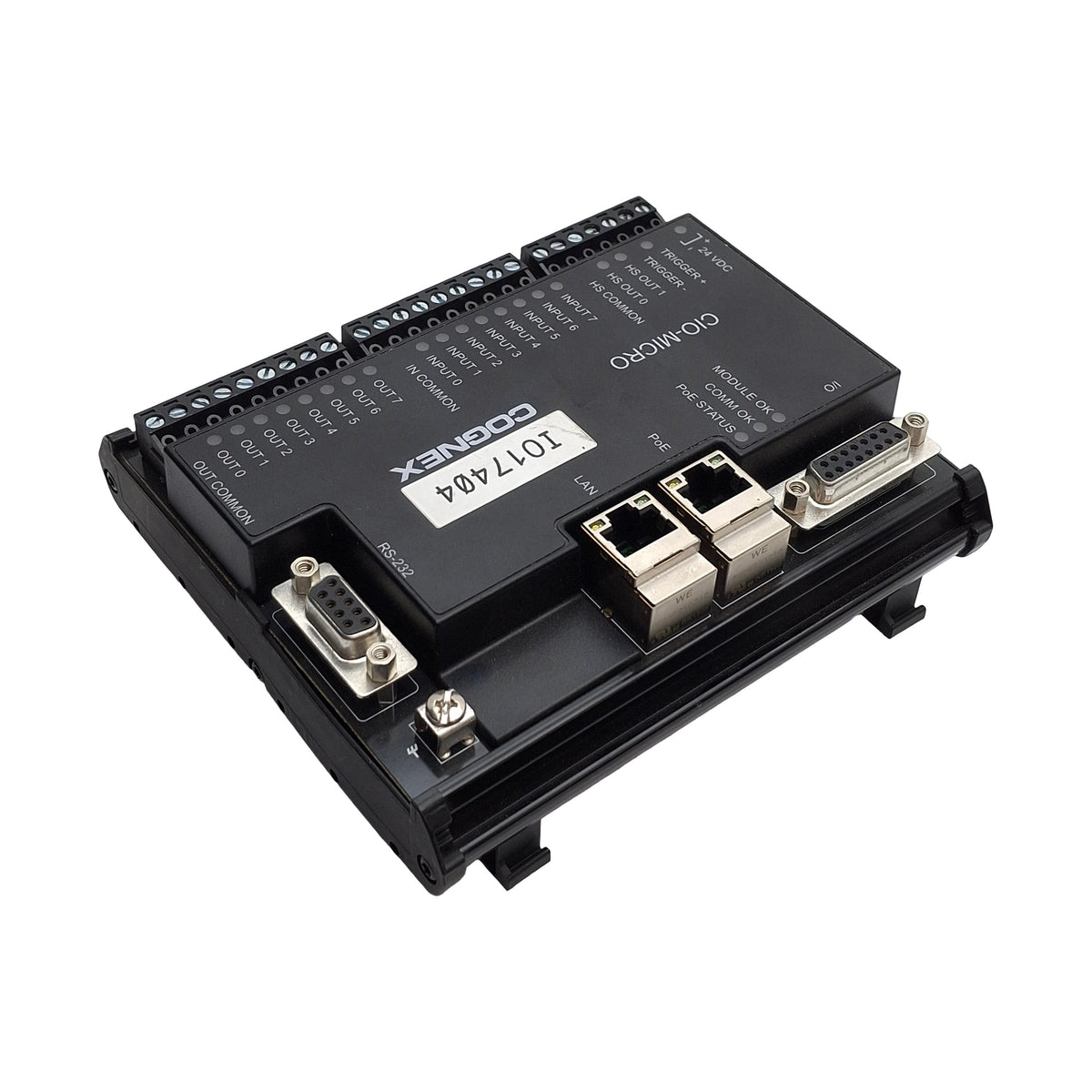 Used Cognex 825-0034-2R In-Sight I/O Expansion Module, 24VDC, 8 Inputs & 8 Outputs