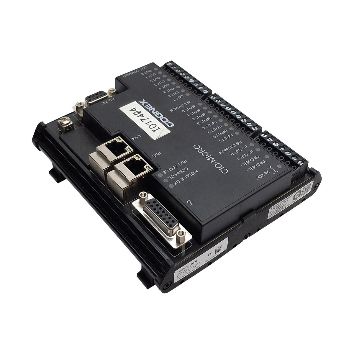 Used Cognex 825-0034-2R In-Sight I/O Expansion Module, 24VDC, 8 Inputs & 8 Outputs