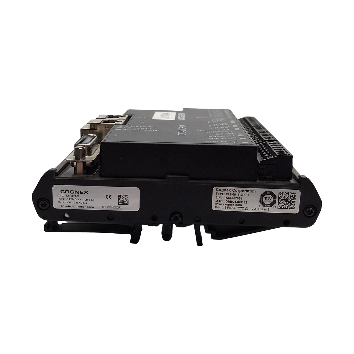 Used Cognex 825-0034-2R In-Sight I/O Expansion Module, 24VDC, 8 Inputs & 8 Outputs