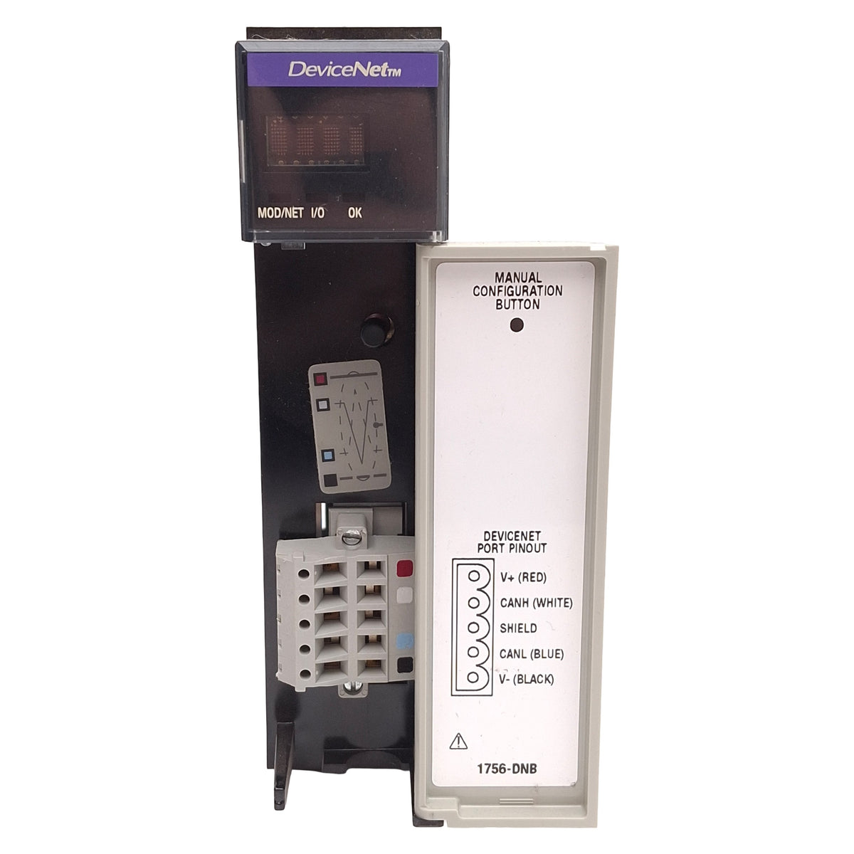 Used Allen Bradley 1756-DNB/A 96398675 A01 ControlLogix DeviceNet Module, 24VDC