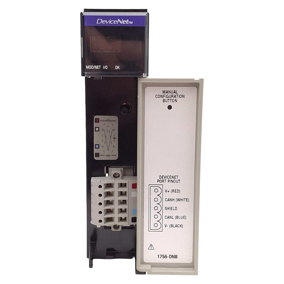 Used Allen Bradley 1756-DNB/A 96398672 A01 ControlLogix DeviceNet Module, 24VDC
