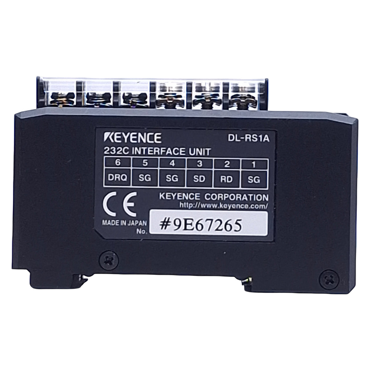New – Open box Keyence DL-RS1A RS-232C Communication Unit, Asynchronous, 20-30VDC 25mA