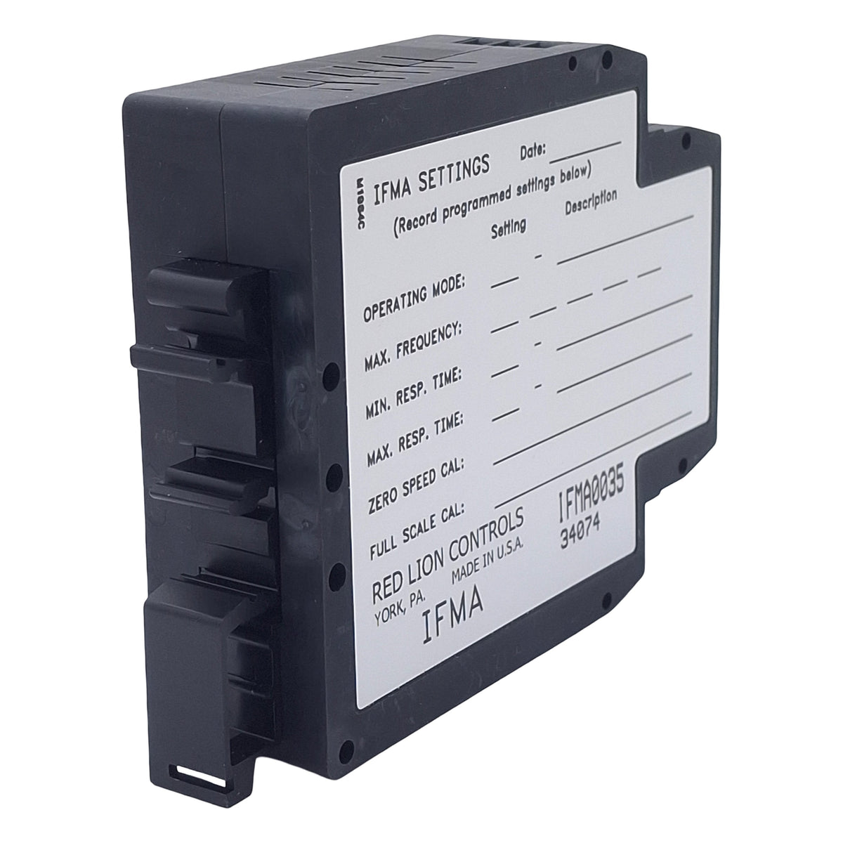 New Red Lion Controls IFMA0035 DC Frequency to Analog Converter 9-32VDC, DIN Rail