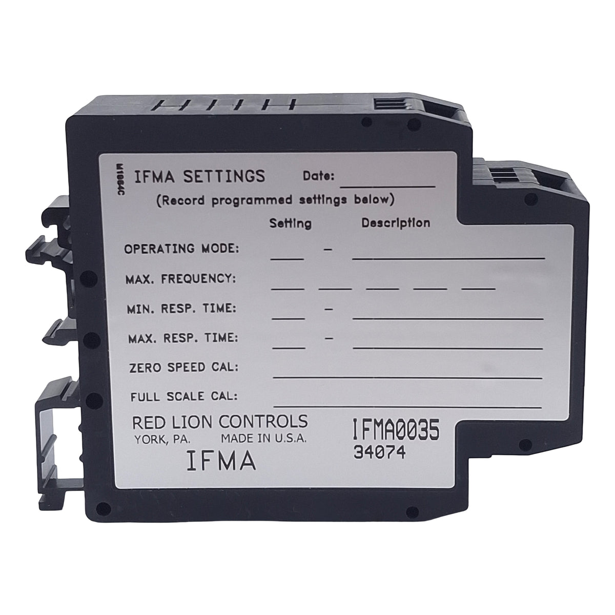 New Red Lion Controls IFMA0035 DC Frequency to Analog Converter 9-32VDC, DIN Rail